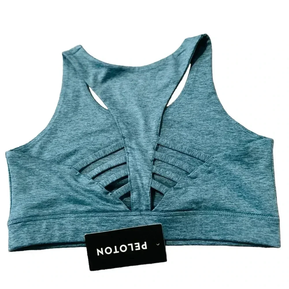 Peloton Women's Heathered Strappy Sports Bra